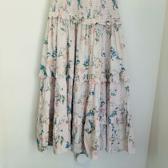 Saylor Althea Floral-Print Tiered Dress Size Medium - Picture 5 of 7